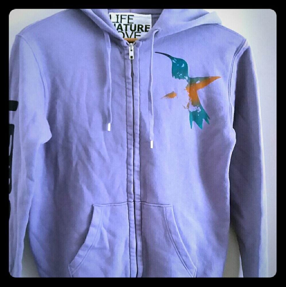 Free City Sherpa Hoodie Small Size 1 Lavender